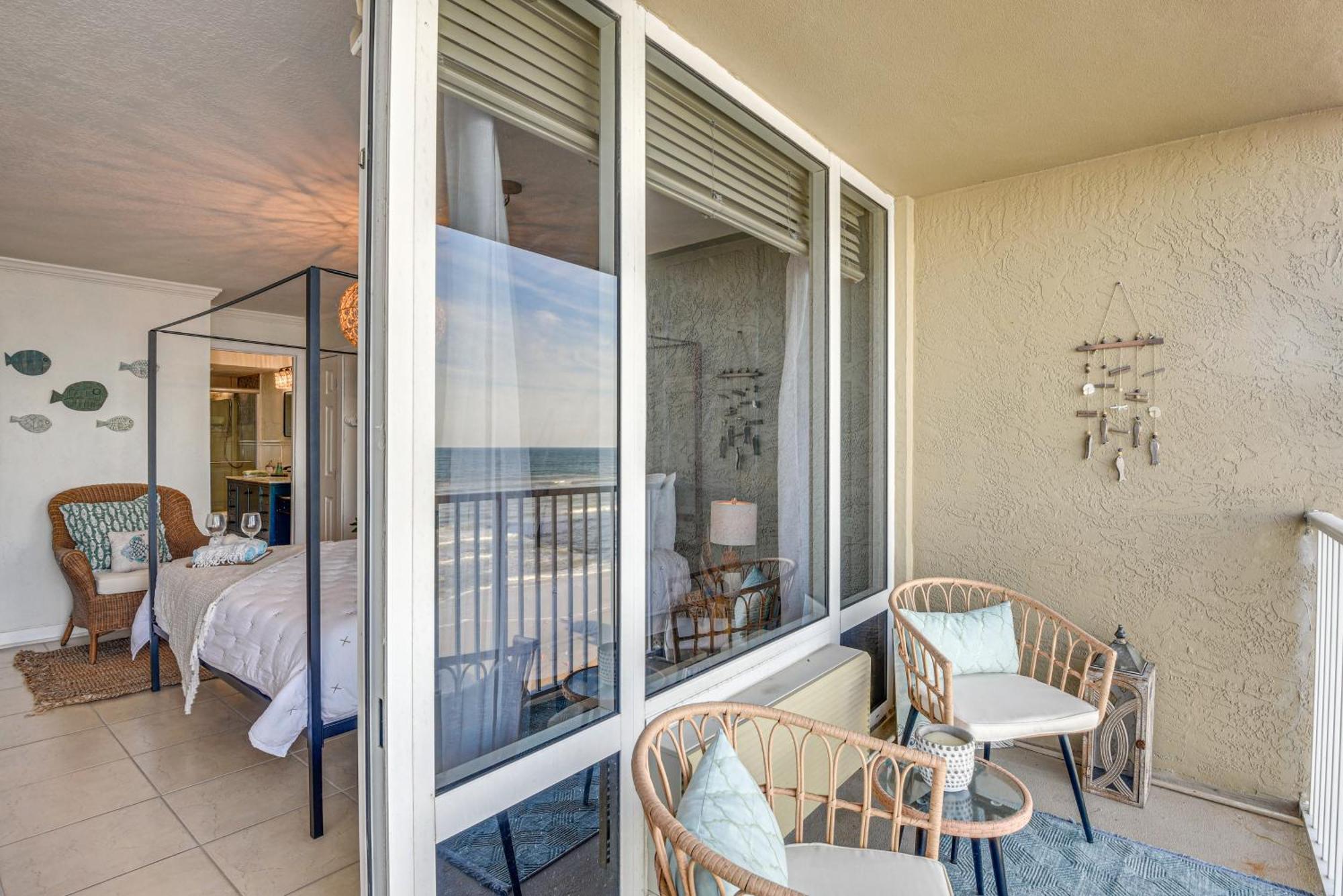 Top-Floor Beach Condo With 2 Oceanfront Balconies! Daytona Beach Exteriör bild