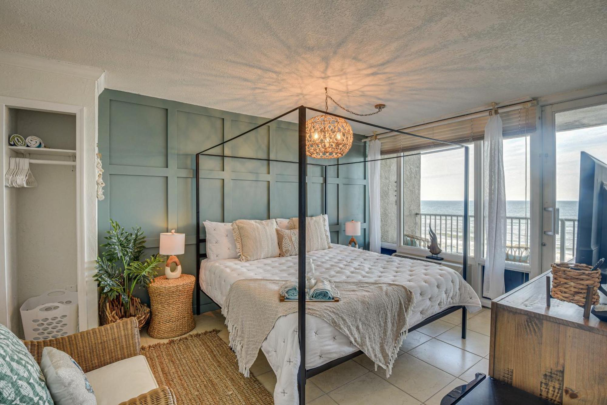 Top-Floor Beach Condo With 2 Oceanfront Balconies! Daytona Beach Exteriör bild